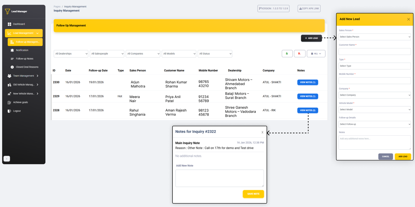 Follow Up Management